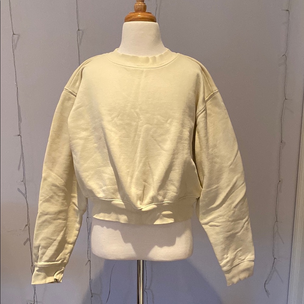 TNA Cozy Fleece Cropped Sweatshirt